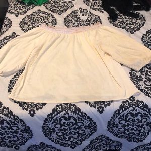 Vintage off shoulder Dearborn Blouse